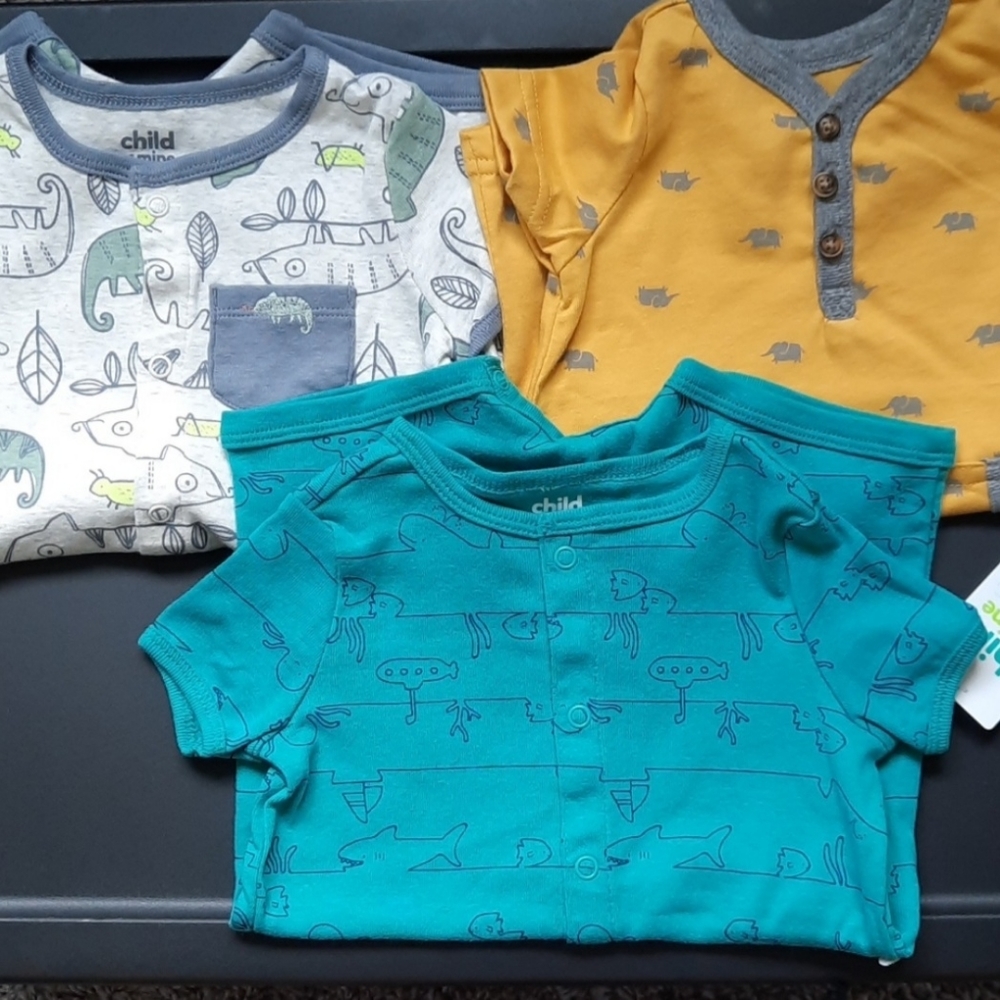 NWT Carter Baby Boy Clothes Bundle Rompers